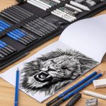 EGOSONG 41 Pack Professional Art Supplies – Graphite/Charcoal Pencils Art Set – All in One Drawing Tools Sketching Art Kit with Sketchbook – Portable Travel Drawing Kit for Adults Beginners & Artists - Image 4